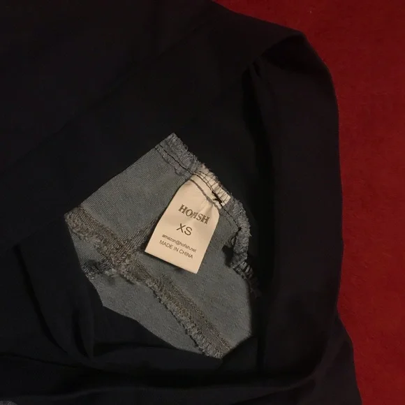 NWT Maternity Jean Shorts With Belly Panel - Picture 11 of 15